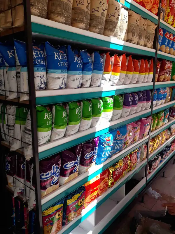 استند چیپس و پفک فروشگاهی با MDF