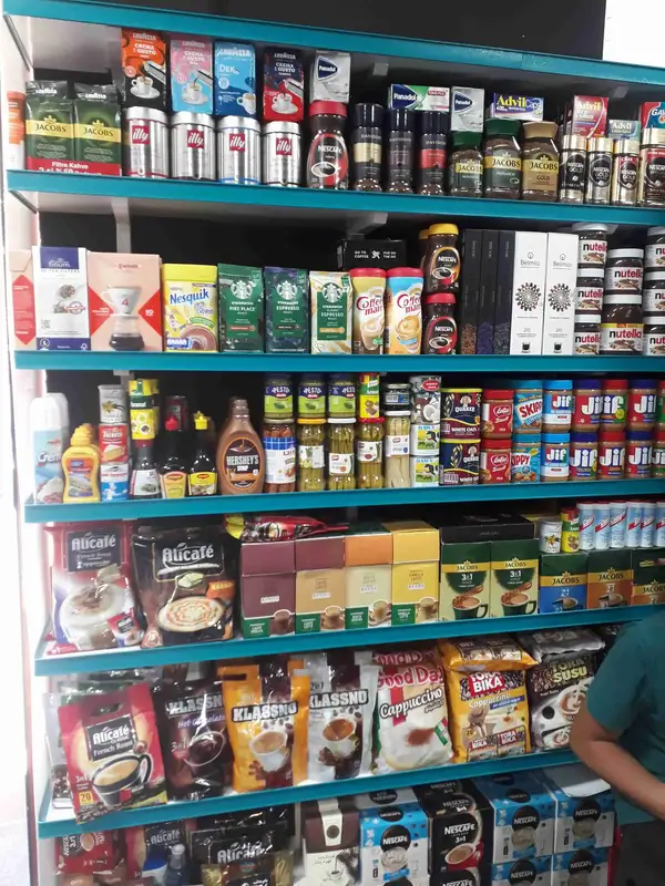 قفسه دیواری سوپرمارکت با طبقات MDF